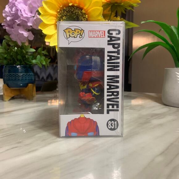 Funko Pop Captain Marvel #831 Marvel Avengers Mech Strike - Picture 4 of 8